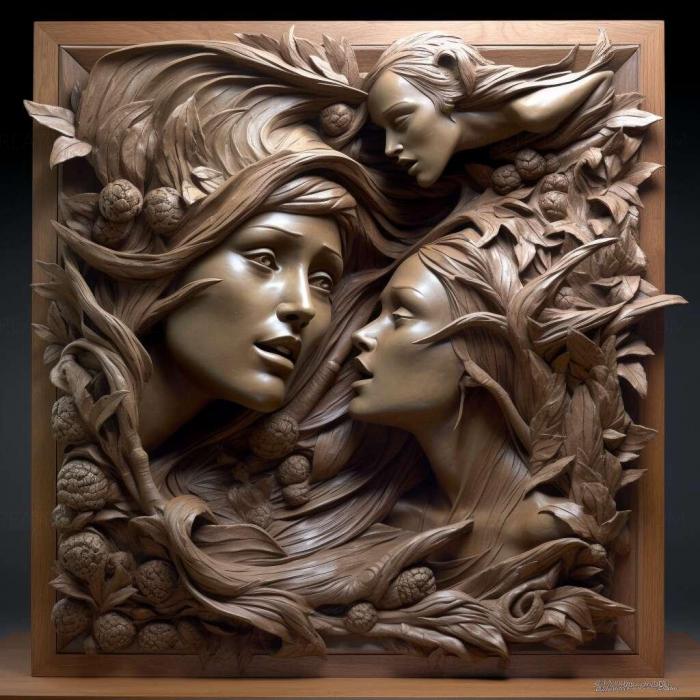 نموذج ثلاثي الأبعاد لآلة CNC 3D Art 